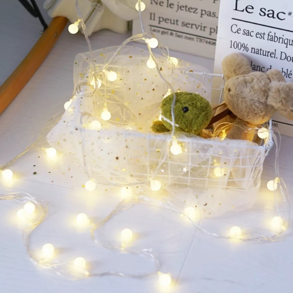 NEW! BOHO CIRCULAR BULB SOFT WHITE LIGHTS - Picture 7 of 8